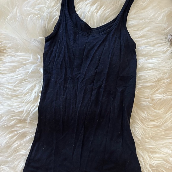 Icebreaker Women's navy merino Tank Top - Picture 1 of 3